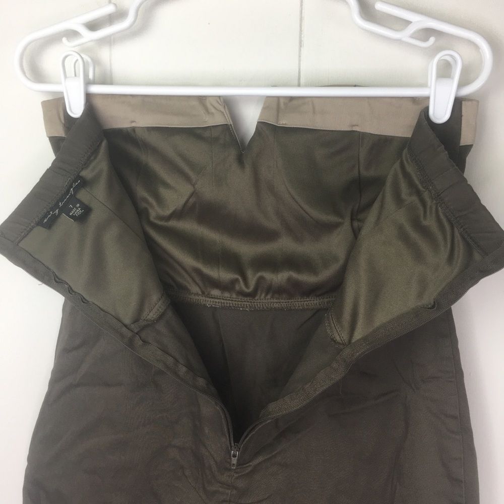 7 Military Brass Button Bustier Bodycon Dress - Picture 5 of 6